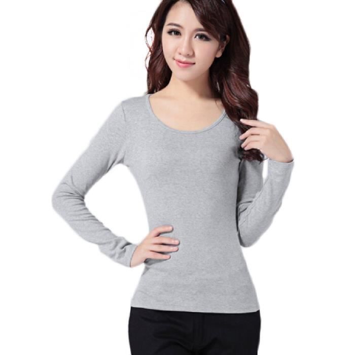 sous pull coton femme