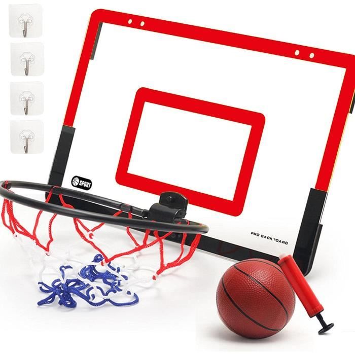 Mini panier de basket-ball pour enfants, support de cadre de planche  lumineuse, panier de levage