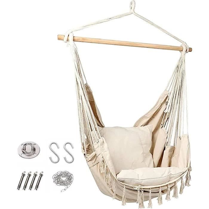 Hamac Chaise Siege Suspendu Fauteuil Suspendu Capacité Charge 150 Kg