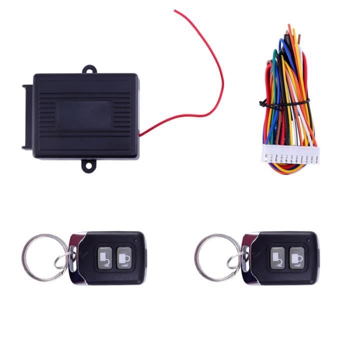 Kit Système De Contrôle D'accès Sans Clé De Voiture Kit De Contrôle De Verrouillage à Distance De Verrouillage Central Universel - Auto Centralisation Voiture Universel