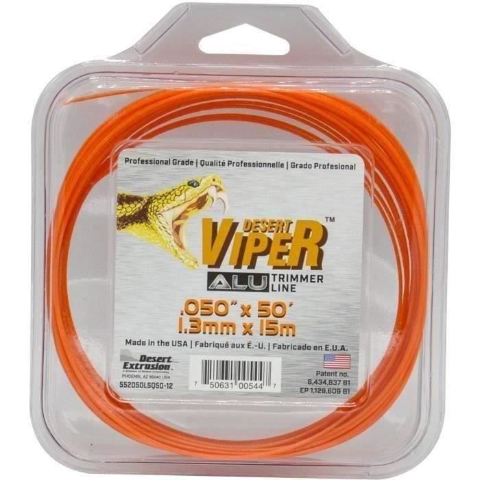 Fil Desert Viper Alu rond 1,3 x 15 m - orange