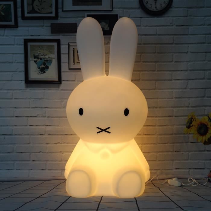 50 Cm Lapin Led Nuit Lumiere Dimmable Pour Enfants Bebe Enfants
