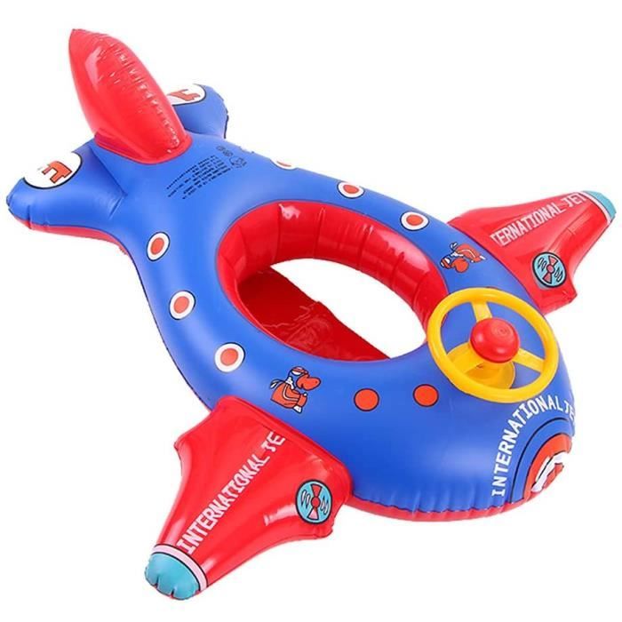 Balakaka Flotteur De Piscine Enfant Bateau Pirate Gonflable Avec Pistolet à Eau - Bouée Bébé Stable Pour Enfants 2-10 Ans