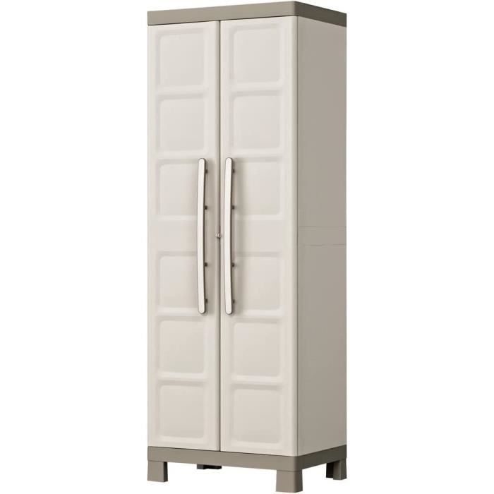 Armoire Utilitaire EXCELLENCE Armoire de Rangement en Résine Multifonctions Étagères