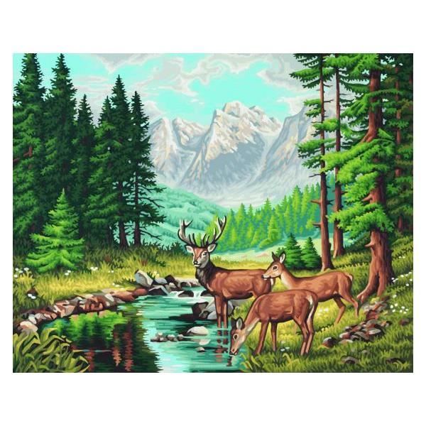 Schipper 609130344 Paysage De Montagnes Pai Achat Vente Peinture Au Numero Paysage De Montagnes Paisibles Cdiscount