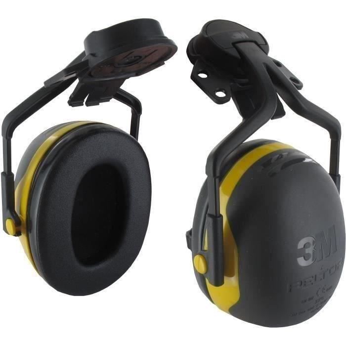 Paire de coquilles anti-bruit 3M™ Peltor™ modèle X2 avec fixation P5E, pour casques Peltor et 3M, 31