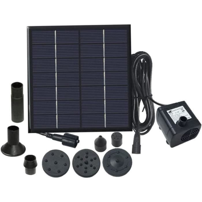 Pompe à Eau Solaire 12V 10W - Pour Fontaine, Aquarium, étang, Circulation D'eau - Débit 8L/min, Température Max 55°C