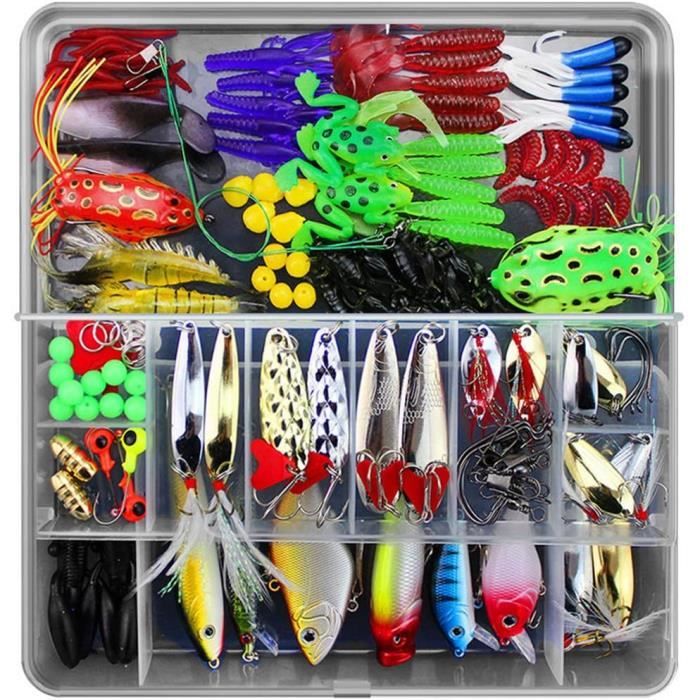 Leurres de pêche Kit, Fishing Lures kit de Peche, 141pcs artificielles