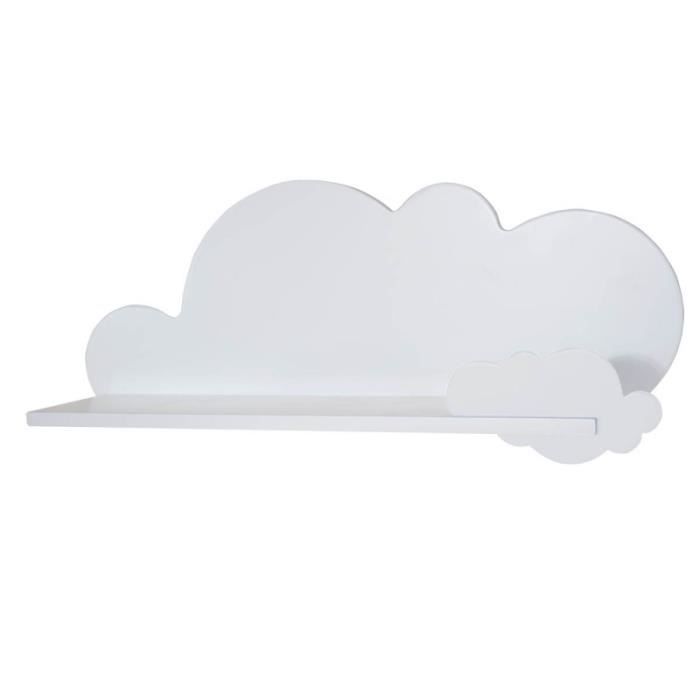 Bainba Etagere Enfant Nuages Blanc Cdiscount Beaux Arts Et Loisirs Creatifs