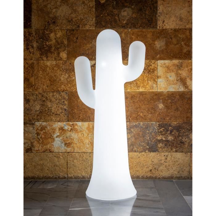 Cactus lumineux MOOVERE Décoration 140cm extérieur lumière blanche batterie rechargeable led/rgb