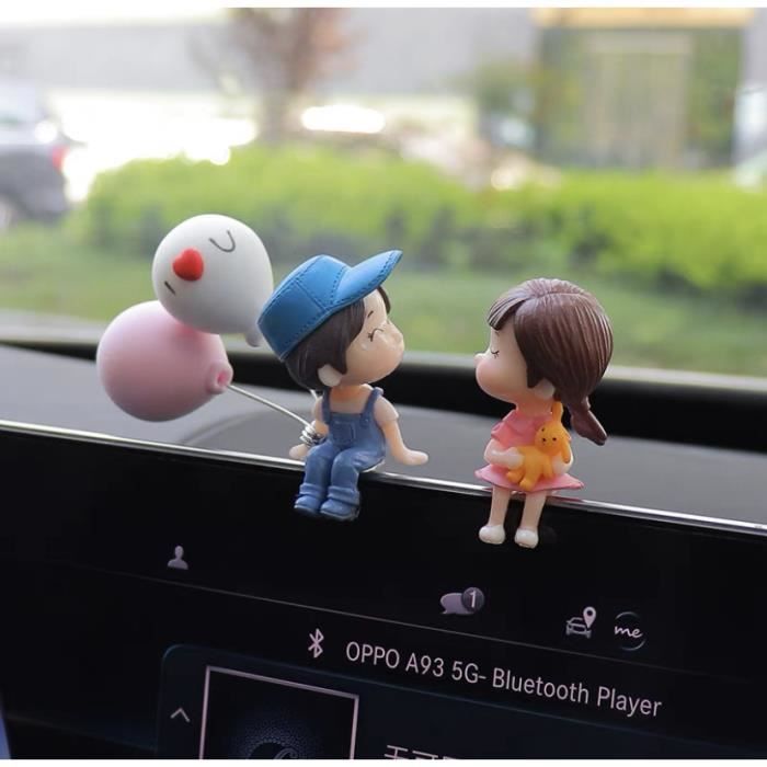 Figurine Anime Girl Q Version Pour Tableau De Bord Voiture - Décoration Shake Shake 8x5 Cm
