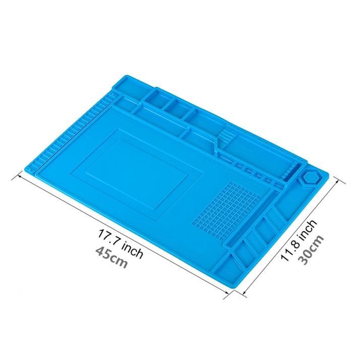 Tapis De Réparation Électronique Magnétique Tapis De Travail En Silicone À Isolation Magnétique