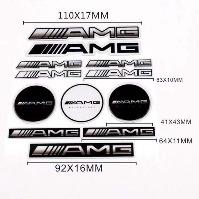 Décoration Véhicule,Autocollants d'intérieur pour mercedes benz, accessoires de décoration d'extérieur pour voiture amg - Type C