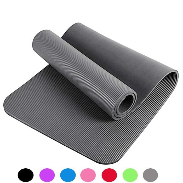 id/éal pour Le Pilates la Gymnastique et Le Yoga Gloop Tapis de Fitness XXL Tapis de Yoga Tapis de Gymnastique Pilates Extra /épais et Doux