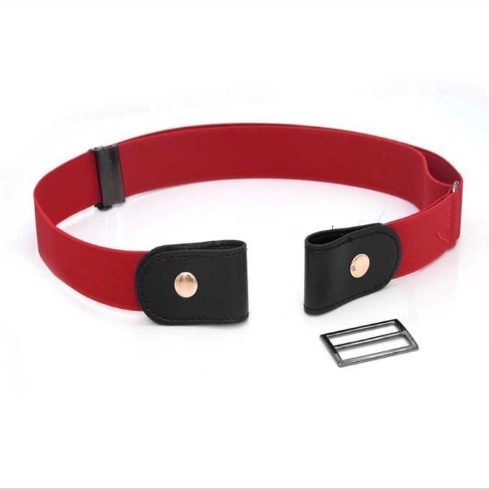 80 120 cm ceinture rouge Ceinture Sans Boucle Pour Enfant