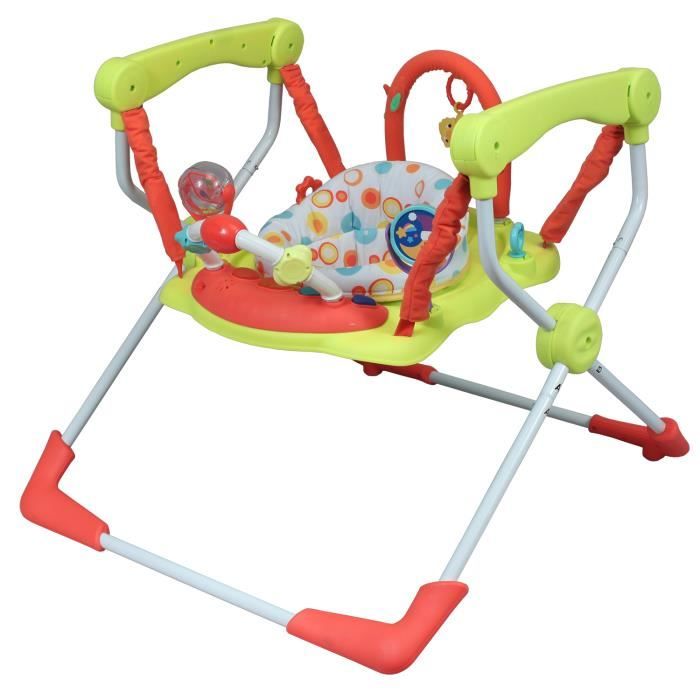 Bambisol Balancelle D Eveil A Rebonds Creative Baby Siege 360 Nombreuses Activites Ludiques Tablette Musicale Cdiscount Pret A Porter