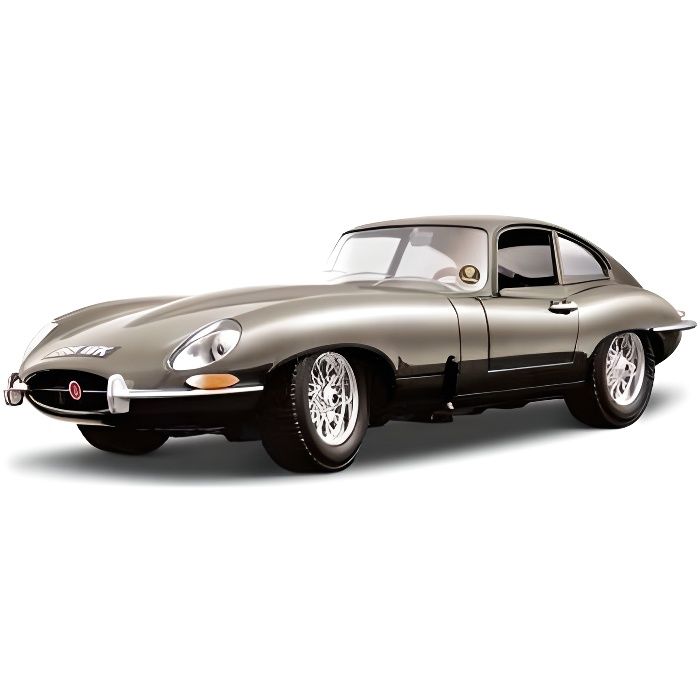 Modèle réduit - BBURAGO - Jaguar E coupé (1961) - Echelle 1/18 - Gris