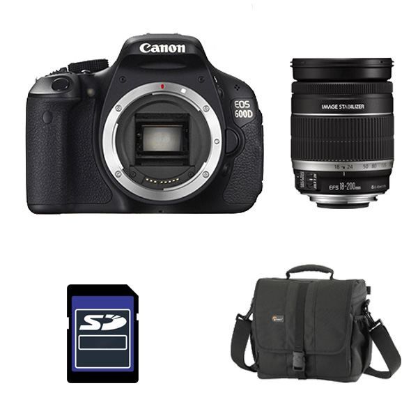 CANON EOS 600D + Objectif EF-S 18-200 mm f/3 5-…