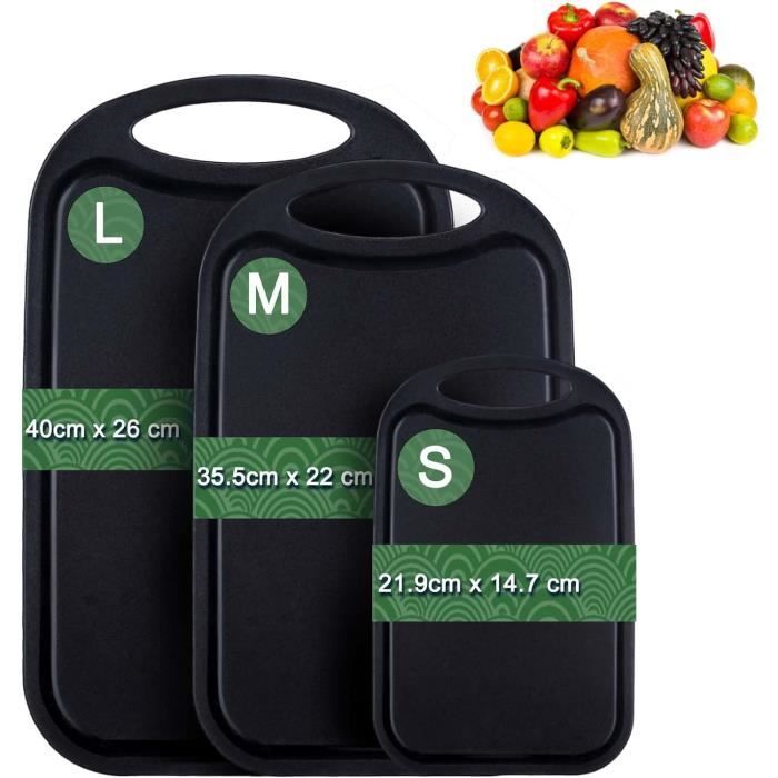 Planche A Decouper Inox Estbridg Planches à Découper En Titane - 100 % Titane Pur Pour Cuisine - Hygiène Et Durabilité Double Face Grande Planche Non Toxique Planche à Découper 2 En 1