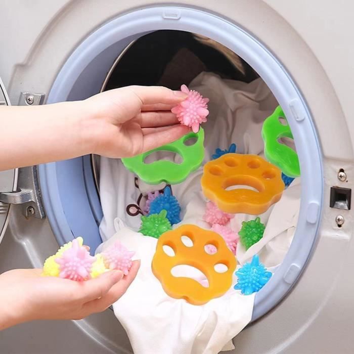 Cikonielf Attrapepeluches pour machine à laver Épilateur pour Animaux de Compagnie pour la
