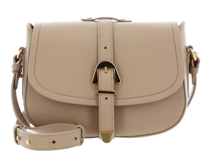 Sac à Main COCCINELLE En Cuir Grainé - Couleur Warm Taupe (Taupe Chaud) - Modèle Magie Soft - Neuf Étiqueté