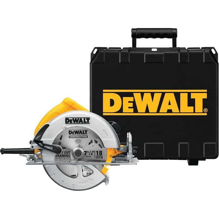 Scie circulaire DEWALT Ø190 mm + coffret DWE575K