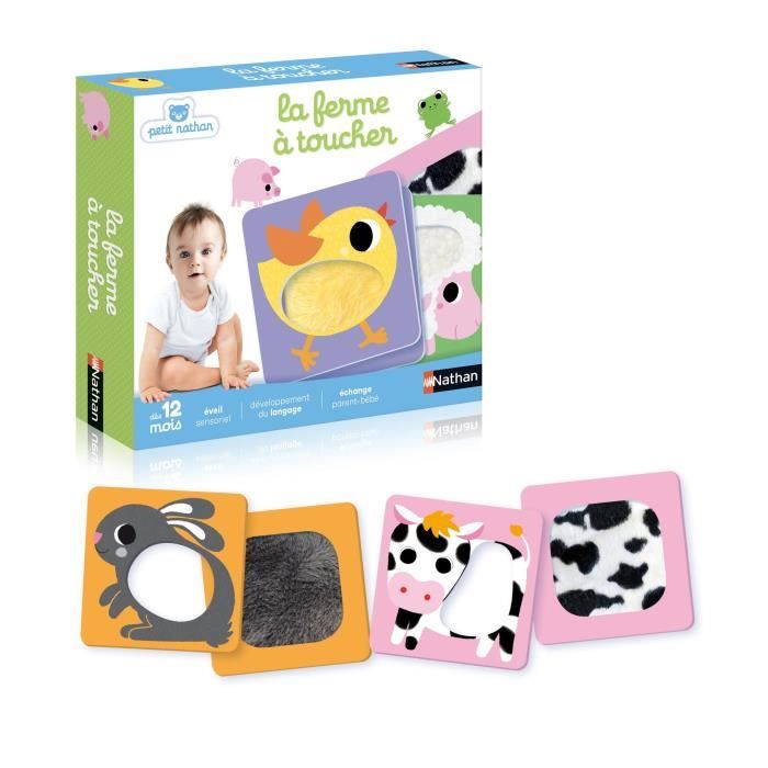 PETIT NATHAN La Ferme a Toucher Cdiscount Jeux Jouets