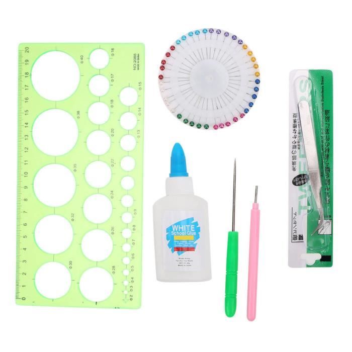 EXCEART 8pièces Outils De Quilling Pour Modèles De Papier Outils De