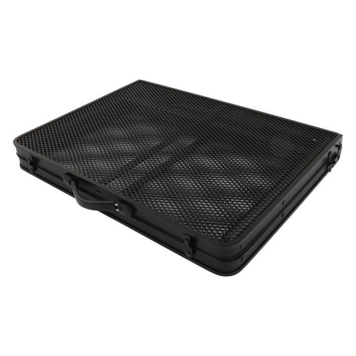 Table Camping Pliante Naturehike - Aluminium Réglable 27.5-35cm | Bureau Maille Et MDF | 1.4kg