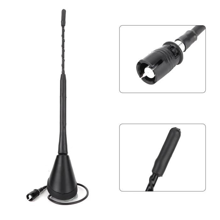 Antenne Radio FM Universelle Pour Voiture - Câble 5 M, Amplificateur De Signal, Facile à Coller Sur Le Pare-brise - 3