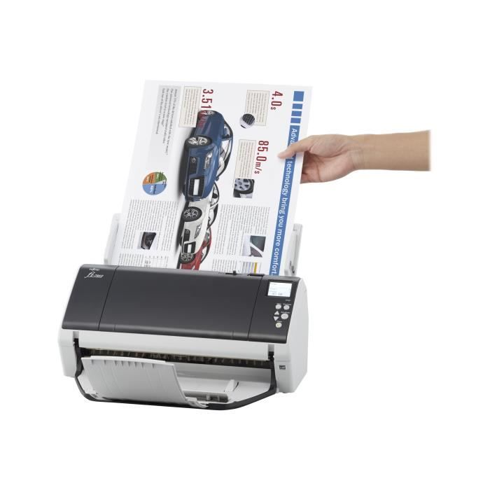 FUJITSU Scanner de documents fi-7480 – Recto-verso – 304.8 x 431.8 mm – 600 x 600 ppp jusquà 160 ppm (mono)