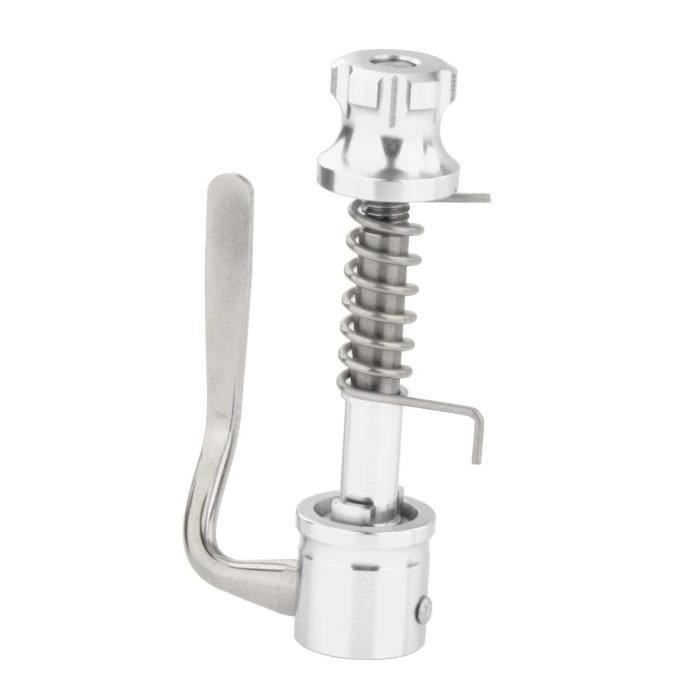 Vis à Dégagement Rapide M6/M8 Pour Tige De Selle Vélo – 40 à 65 Mm, Fixation Solide Et Légère En Alliage (M8x60mm Argent)