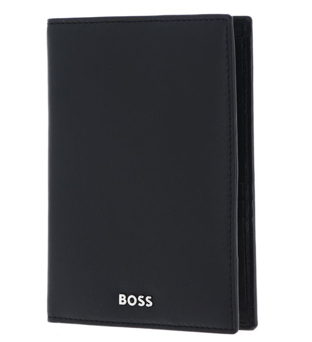 HUGO BOSS Classic Smooth Passport Case Black [244287] étui pour carte