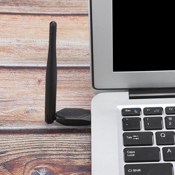 Adaptateur WiFi USB MT7601 Romicta - 150 Mbps, Antenne Pivotante, Compatible PC, Décodeurs, Plug & Play