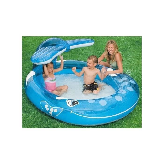 piscines gonflables jardin intex piscinette fontaine baleine