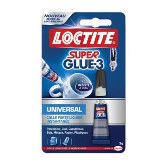 LOCTITE Super glue 3 liquide 3g Cdiscount Bricolage