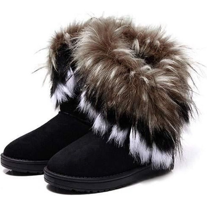 Bottes fourrure femme clearance
