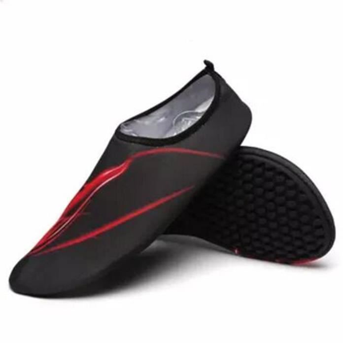 Plage Sandales Hommes Homme été léger Classique Eau Plage Slip Sur Parc Aquatique Rouge - Cdiscount