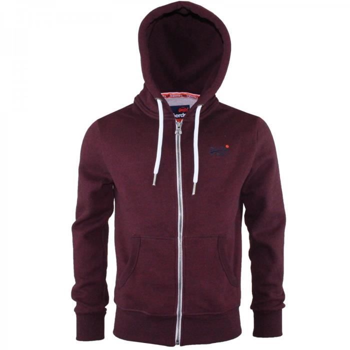 pull superdry orange label