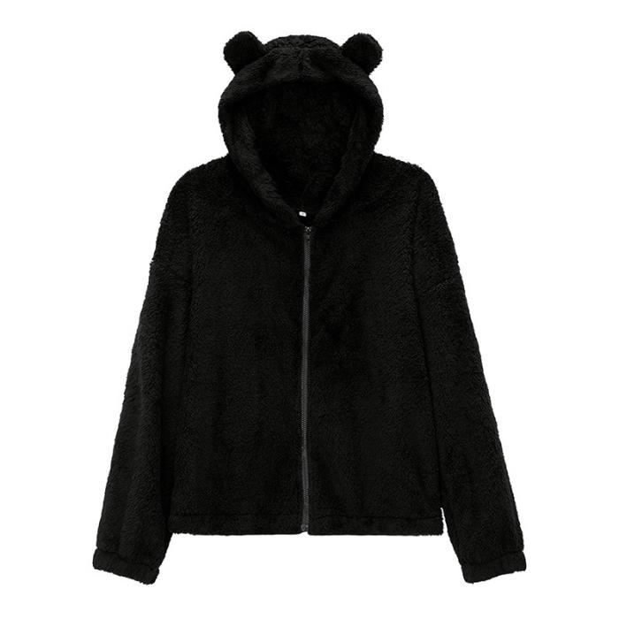 Veste sales avec oreille