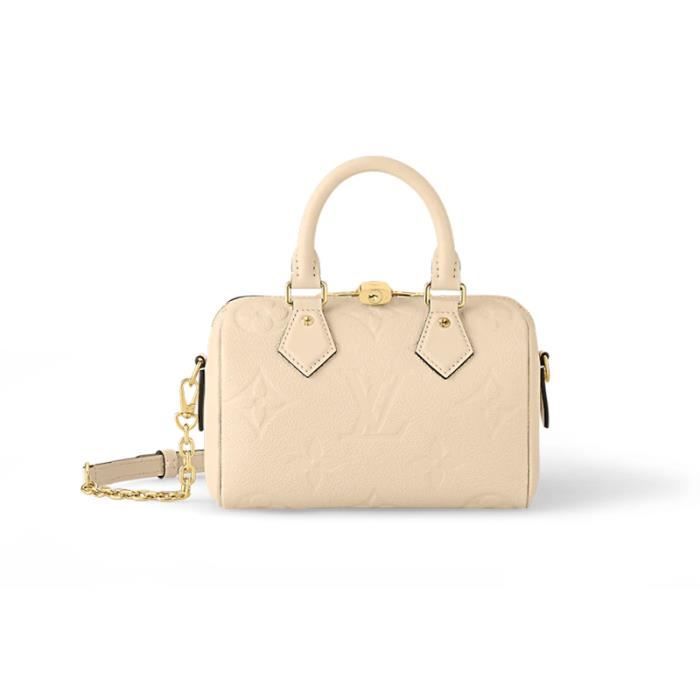 Sac à Main TOMBOY WIZ En Toile Et Cuir Beige - Occasion Très Bon état, Lavé
