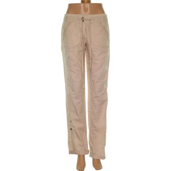Pantalon PROMOD - Rose - en matière Lin - Neuf avec étiquette Rose -  Cdiscount Prêt-à-Porter