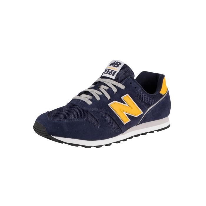 new balance - 300 - baskets en daim avec bordure couleur cuivre - blanc