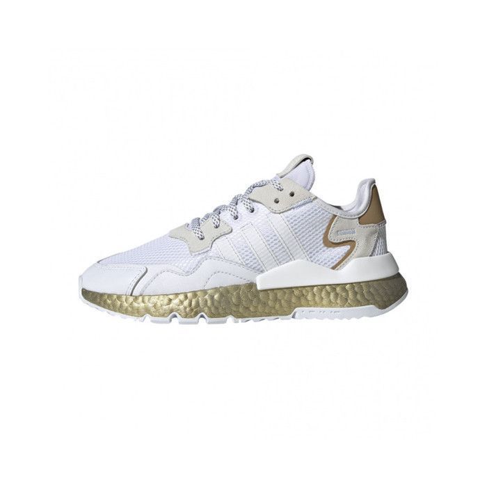 ADIDAS NITE JOGGER W SNEAKERS BIANCO ORO FV4138 (3 مزاج الحرف ADIDAS NITE JOGGER W SNEAKERS BIANCO ORO FV4138 (3 مزاج الحرف