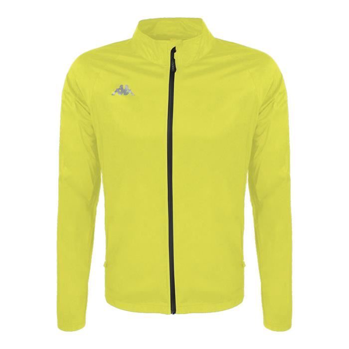 Veste Running - Kappa - Cerchio Jaune - Manches longues - Respirant - Bandes réfléchissantes