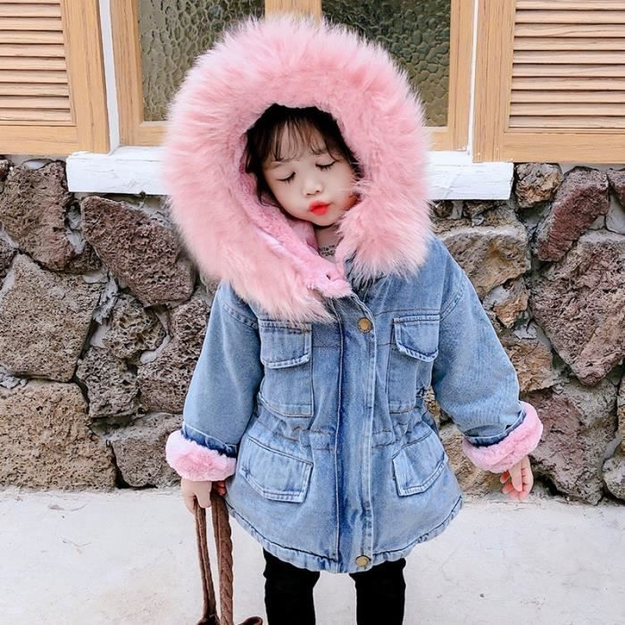Doudoune Pour Enfants Hiver Bebe Fille Denim Veste Plus Fourrure Chaud Enfant En Bas Age Vetements D Exterieur Fille En Peluche Den Cdiscount Pret A Porter Doudoune Pour Enfants Hiver Bebe Fille Denim Veste Plus Fourrure Chaud Enfant En Bas Age Vetements D Exterieur Fille En Peluche Den Cdiscount Pret A Porter