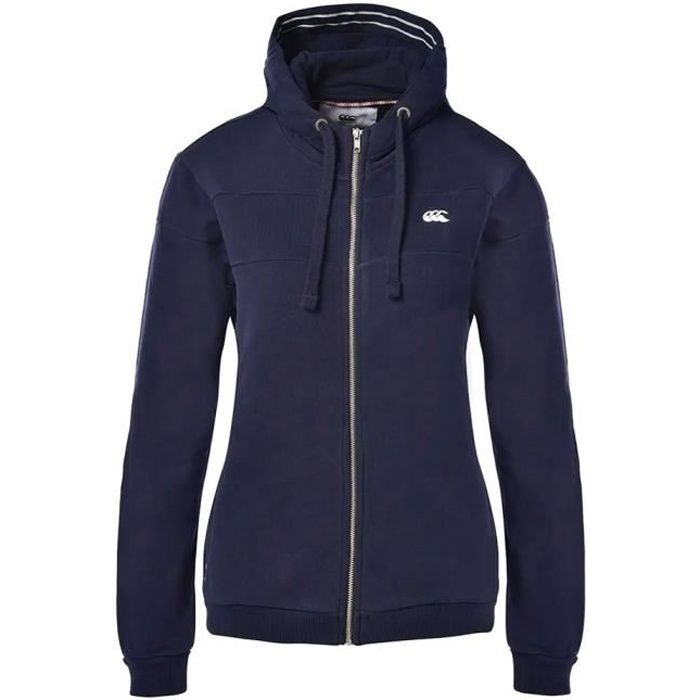 Sweat zippe Marine Femme Canterbury Heritage Bleu Cdiscount Pret a Porter