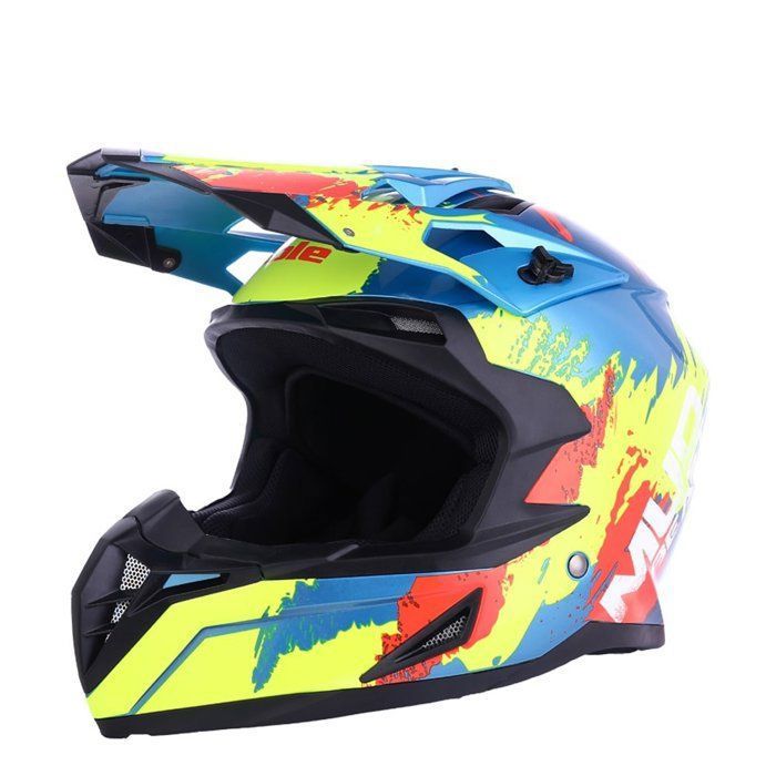 Casque MudBeast Bleu KSK - Casque cross homologué - SCOOTEO