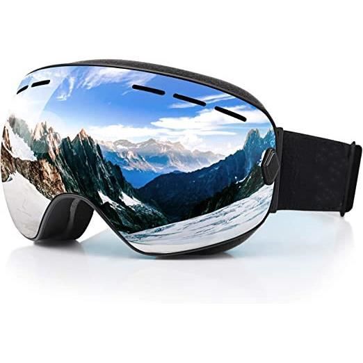 Lunettes De Ski Anti-buée Yafaca – UV400, écran Sphérique, OTG, Compatibles Casque, REVO