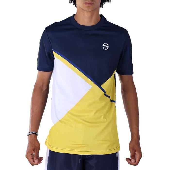 T shirt sergio tacchini jaune sale